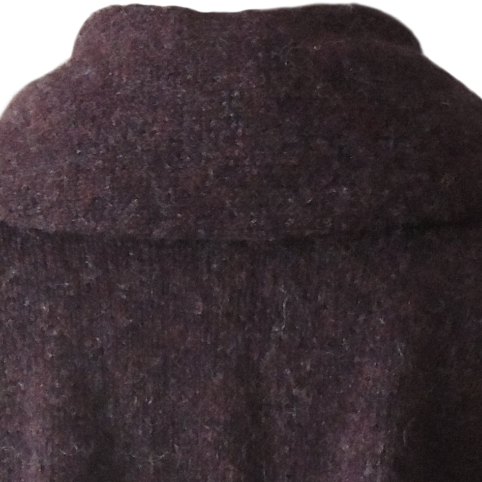 PFL knitwear Capote Coat alpaca, felted, alpaca blend, grapes PFL knitwear Capote Coat alpaca, felted, alpaca blend, grapes