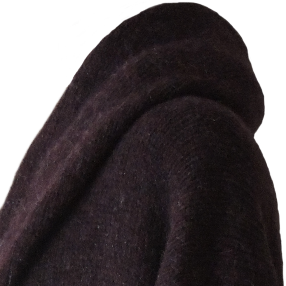 PFL knitwear Capote Coat alpaca, felted, alpaca blend, grapes PFL knitwear Capote Coat alpaca, felted, alpaca blend, grapes