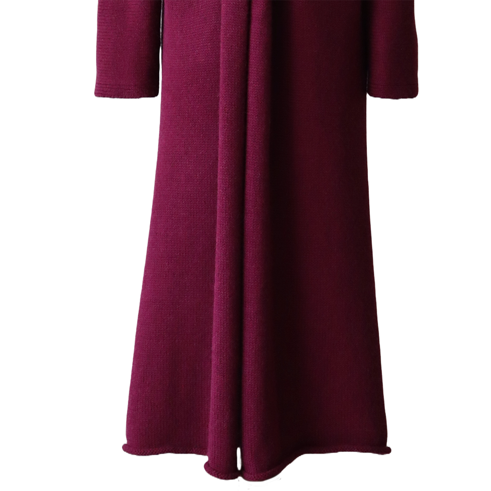PFLknitwear.com Capote Coat / Cardi-Coat | Royal Alpaca | Hooded / Non-Hooded Open Sweater Coat with Shawl collar and Belt | plum PFLknitwear.com Capote Coat / Cardi-Coat | Royal Alpaca | Hooded / Non-Hooded Open Sweater Coat with Shawl collar and Belt | plum