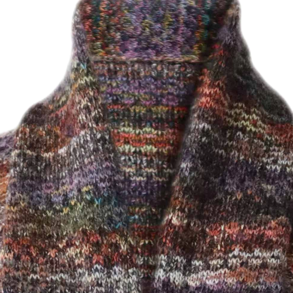 PFL knitwear Women's cardigan alpaca, with shawl collar and honeycomb pattern. PFL knitwear Women's cardigan alpaca, with shawl collar and honeycomb pattern.