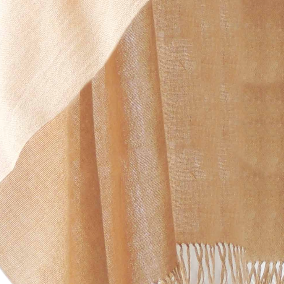 pflknitwear.com Women's Shawl ECO cotton 100%, stole hand woven solid color camel. pflknitwear.com Women's Shawl ECO cotton 100%, stole hand woven solid color camel.