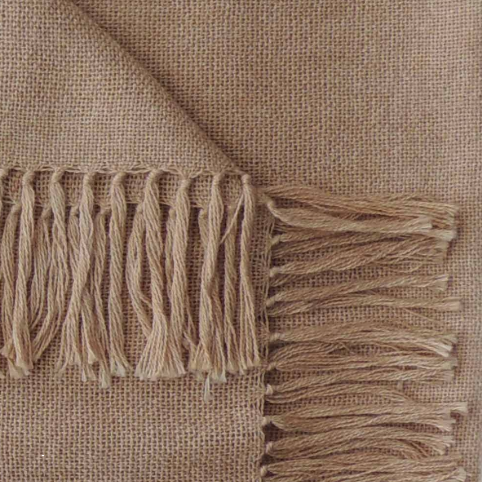 pflknitwear.com Women's Shawl ECO cotton 100%, stole hand woven solid color camel. pflknitwear.com Women's Shawl ECO cotton 100%, stole hand woven solid color camel.