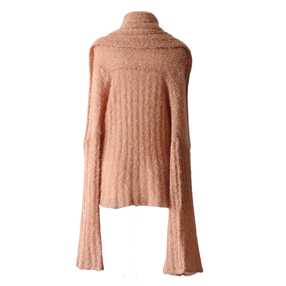 PFL knitwear Women's, 2 in 1 cardigan, soft bouclé version wear it short or long. PFL knitwear Women's, 2 in 1 cardigan, soft bouclé version wear it short or long.