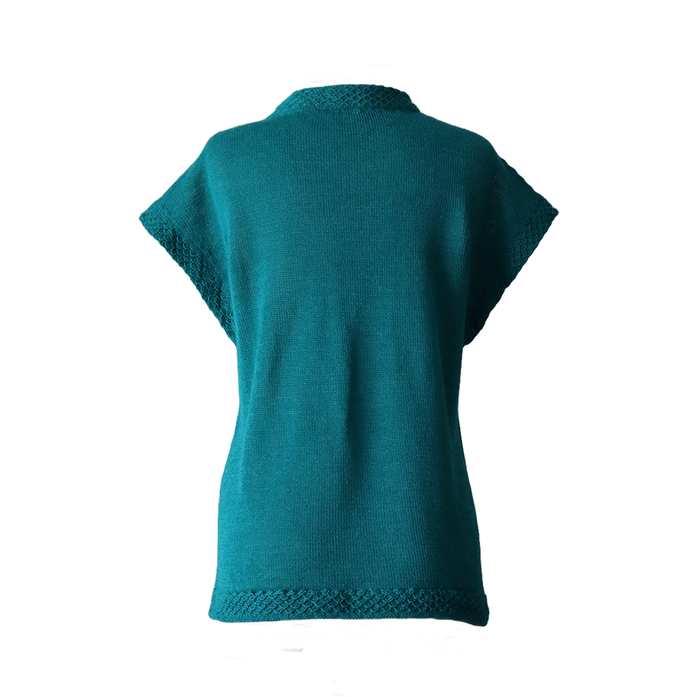 pfknitwear.com women's spencer baby alpaca 100%, hand knitted short sleeve sweater. color teal turquoise. pfknitwear.com women's spencer baby alpaca 100%, hand knitted short sleeve sweater. color teal turquoise.