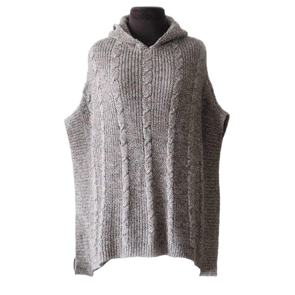 pflknitwear.com Poncho / wrap with a classic cable pattern baby alpaca or alpaca blend. pflknitwear.com Poncho / wrap with a classic cable pattern baby alpaca or alpaca blend.