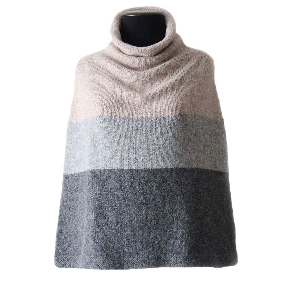 pflknitwear.com Poncho / collar scarf felted alpaca blend solid, 2 or 3 color version. pflknitwear.com Poncho / collar scarf felted alpaca blend solid, 2 or 3 color version.