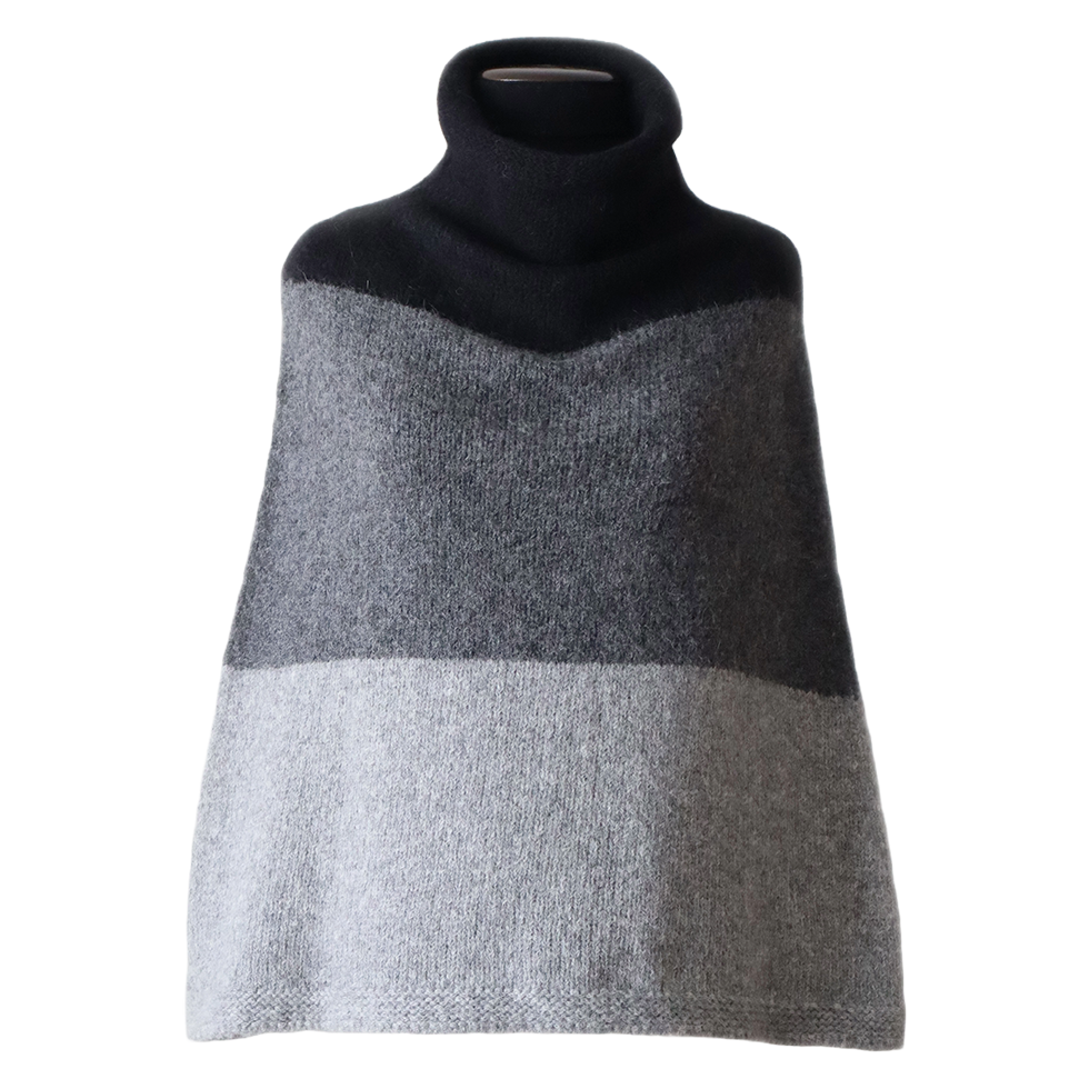 pflknitwear.com Poncho / collar scarf felted alpaca blend solid, 2 or 3 color version. pflknitwear.com Poncho / collar scarf felted alpaca blend solid, 2 or 3 color version.