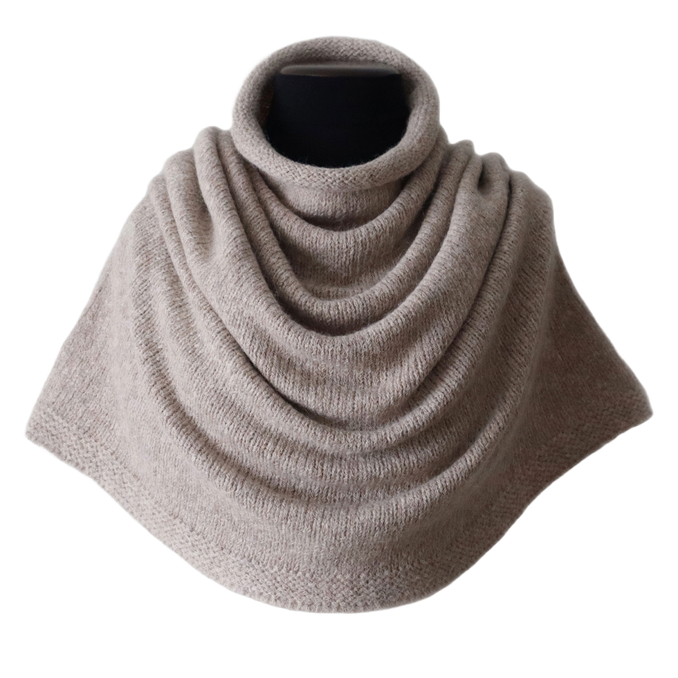 pflknitwear.com Poncho / collar scarf felted alpaca blend solid, 2 or 3 color version. pflknitwear.com Poncho / collar scarf felted alpaca blend solid, 2 or 3 color version.