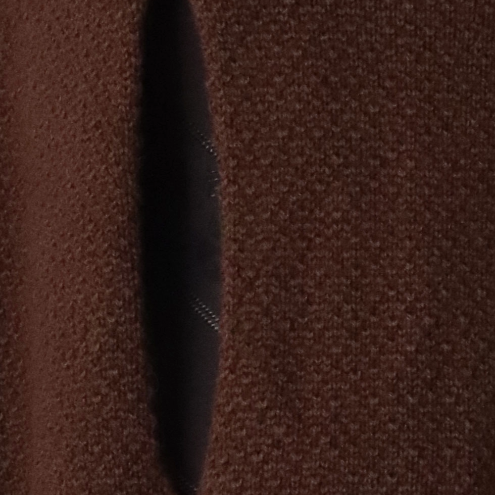 pflknitwear.com Poncho with armholes and ethnic pattern, roll neck pflknitwear.com Poncho with armholes and ethnic pattern, roll neck