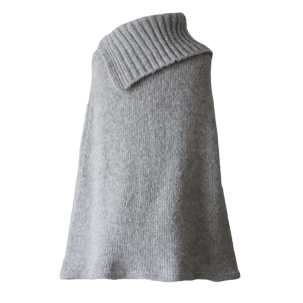 pflknitwear.com Poncho / Cape with rib knitted cowl collar and arm holes. pflknitwear.com Poncho / Cape with rib knitted cowl collar and arm holes.