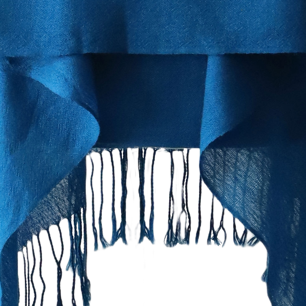 pflknitwear.com Women's Shawl ROYAL ALPACA 100%, fine hand woven stole, solid color sapphire blue pflknitwear.com Women's Shawl ROYAL ALPACA 100%, fine hand woven stole, solid color sapphire blue