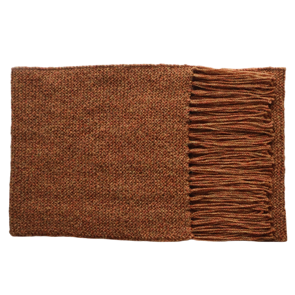pflknitwear.com Women scarf alpaca blend, hand knitted with fringes, color Tan. pflknitwear.com Women scarf alpaca blend, hand knitted with fringes, color Tan.