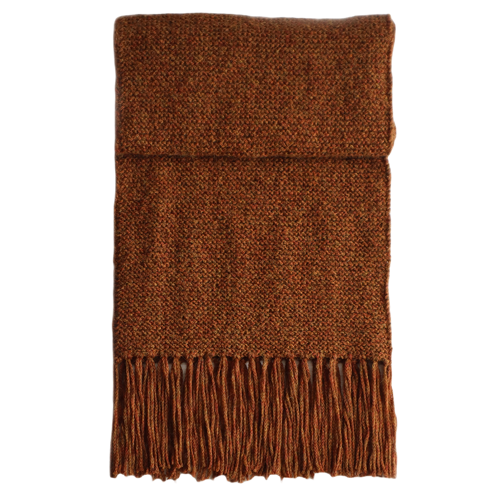 pflknitwear.com Women scarf alpaca blend, hand knitted with fringes, color Tan. pflknitwear.com Women scarf alpaca blend, hand knitted with fringes, color Tan.