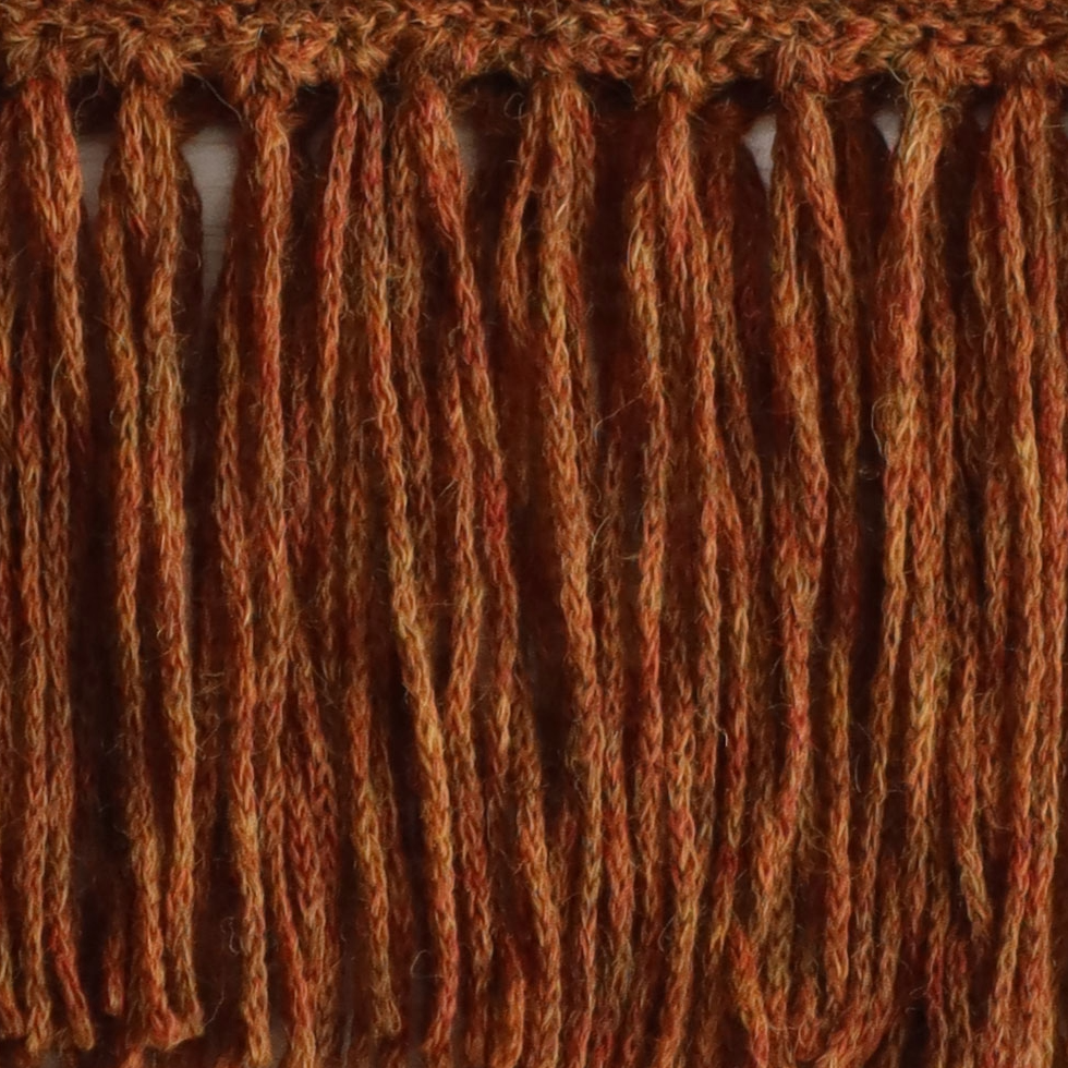 pflknitwear.com Women scarf alpaca blend, hand knitted with fringes, color Tan. pflknitwear.com Women scarf alpaca blend, hand knitted with fringes, color Tan.