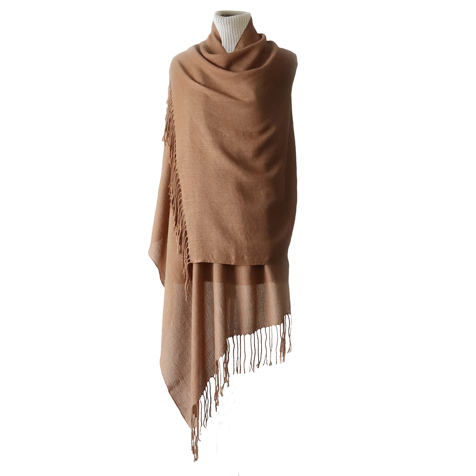 pflknitwear.com Women shawl / stole royal alpaca, fine hand woven stole, camel pflknitwear.com Women shawl / stole royal alpaca, fine hand woven stole, camel
