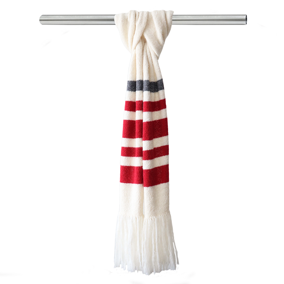 pflknitwear.com Unisex scarf, rib knitted brushed Alpaca Scarf with Long Fringes pflknitwear.com Unisex scarf, rib knitted brushed Alpaca Scarf with Long Fringes