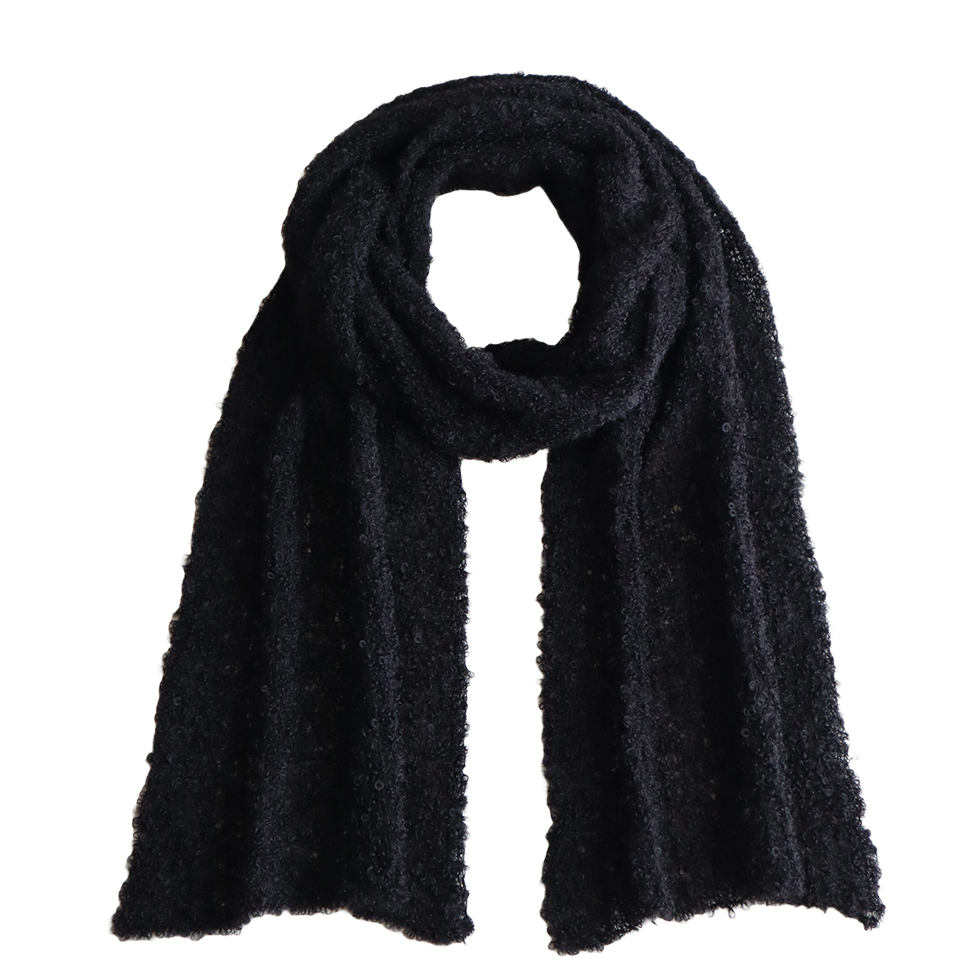 pflknitwear Women scarf bouclé, soft and warm knitted winter scarf, Suri alpaca, merino wool bouclé blend pflknitwear Women scarf bouclé, soft and warm knitted winter scarf, Suri alpaca, merino wool bouclé blend