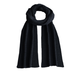 Unisex scarf, made of luxury royal alpaca 100%, rib knitted long scarf