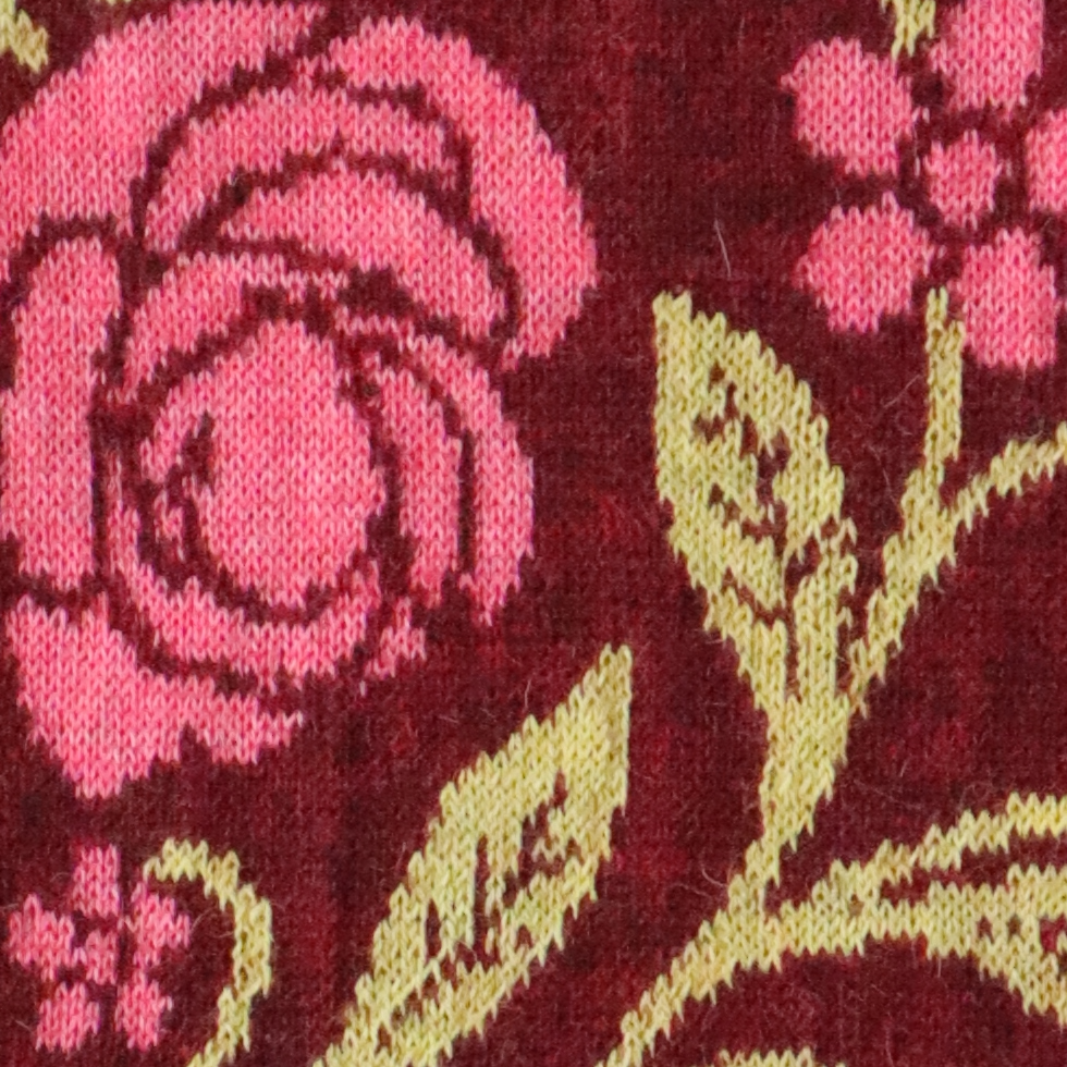 pflknitwear.com Women scarf, 100% baby alpaca, jacquard knitted with flower pattern pflknitwear.com Women scarf, 100% baby alpaca, jacquard knitted with flower pattern