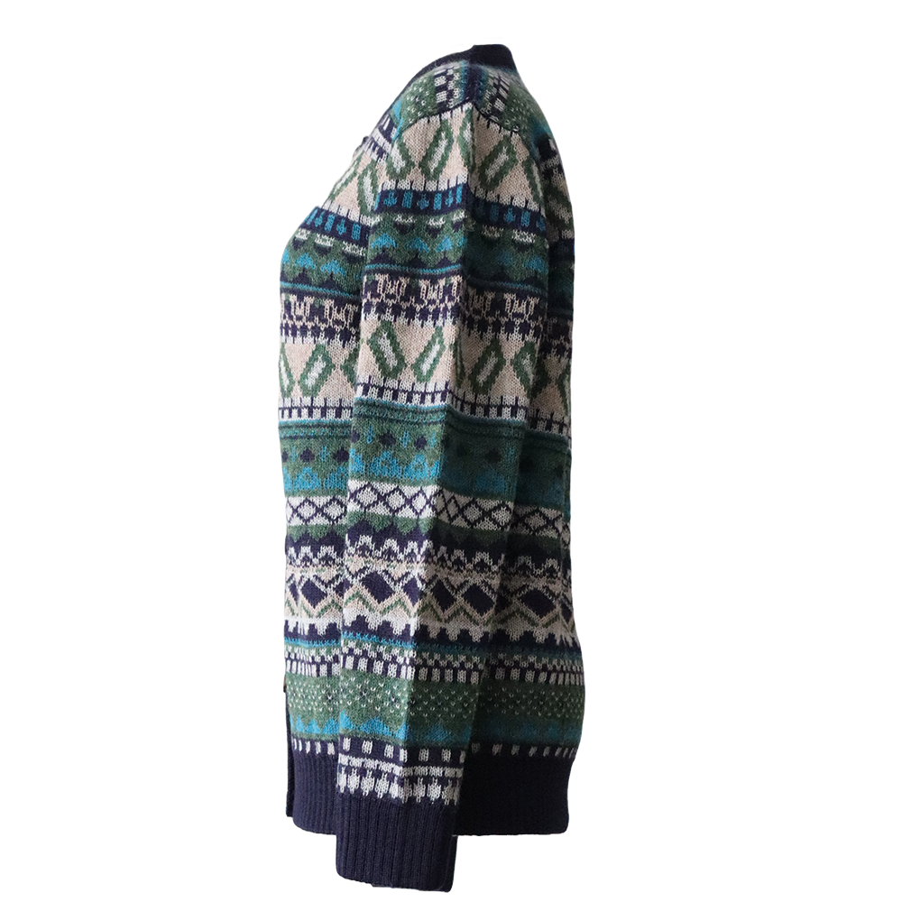 PFL knitwear Peru Women's alpaca cardigan jacquard knitted with classic Norwegian pattern. PFL knitwear Peru Women's alpaca cardigan jacquard knitted with classic Norwegian pattern.
