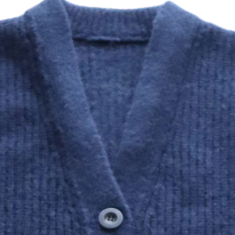 Women's cardigan, luxury cardigan 100 % natural, baby alpaca, kid mohair, mulberry silk blend, color midnight blue Made in Peru PFL knitwear Women's cardigan, luxury cardigan 100 % natural, baby alpaca, kid mohair, mulberry silk blend, color midnight blue Made in Peru PFL knitwear