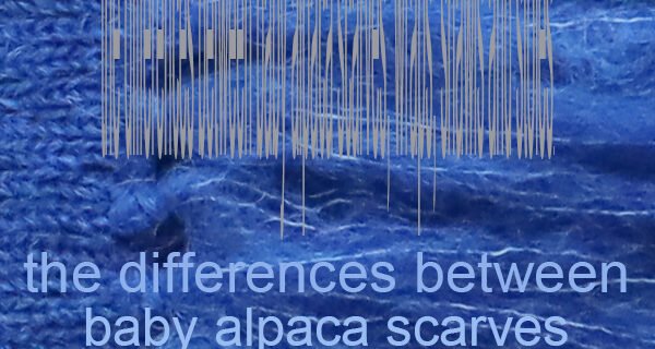 PFLknitwear.com The differences between baby alpaca scarves, wraps, shawls and stoles.