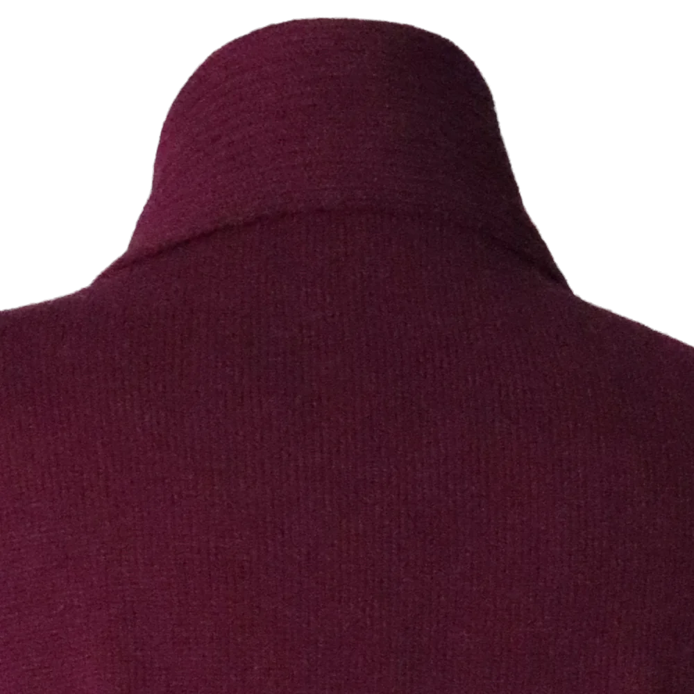 Shawl collar cardigan Royal Alpaca 100%, fine knitted lightweight, color Plum Shawl collar cardigan Royal Alpaca 100%, fine knitted lightweight, color Plum