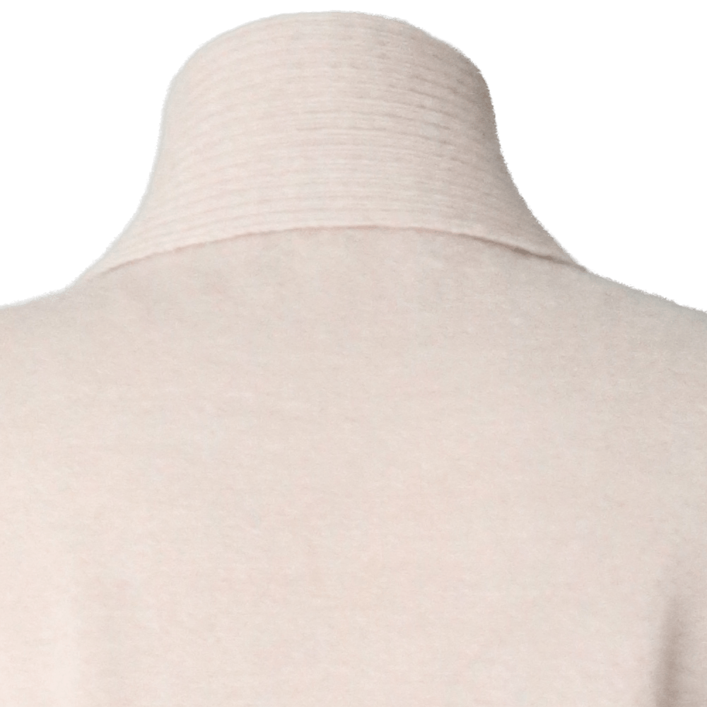 Shawl collar cardigan Baby Alpaca 100%, fine knitted lightweight, color beige Made in Peru by PFL knitwear