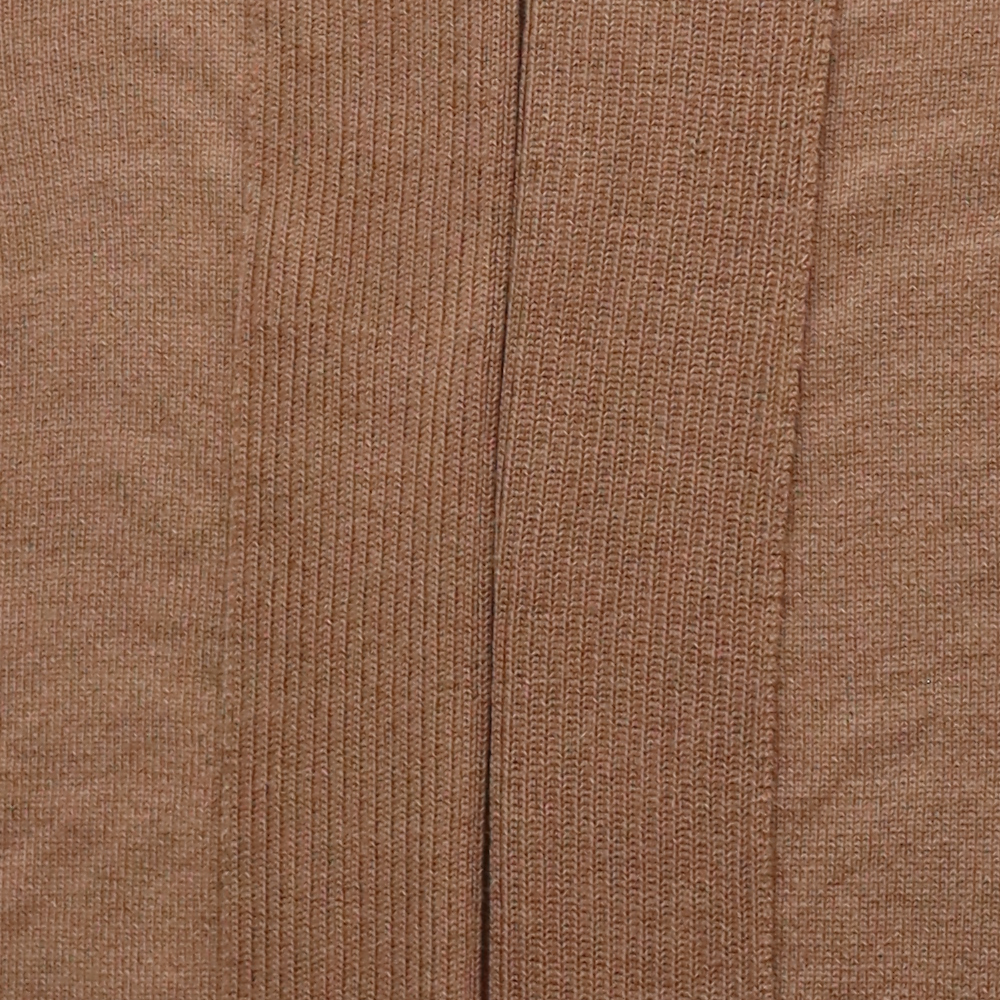 Shawl collar cardigan Royal Alpaca 100%, fine knitted lightweight, color Camel made in Peru by PFL knitwear