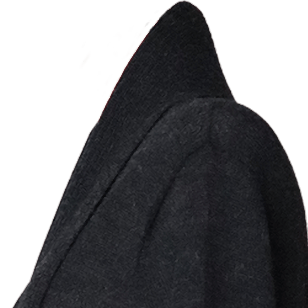 Shawl collar cardigan Baby Alpaca 100%, fine knitted lightweight, color charcoal gray Made in Peru by PFL knitwear