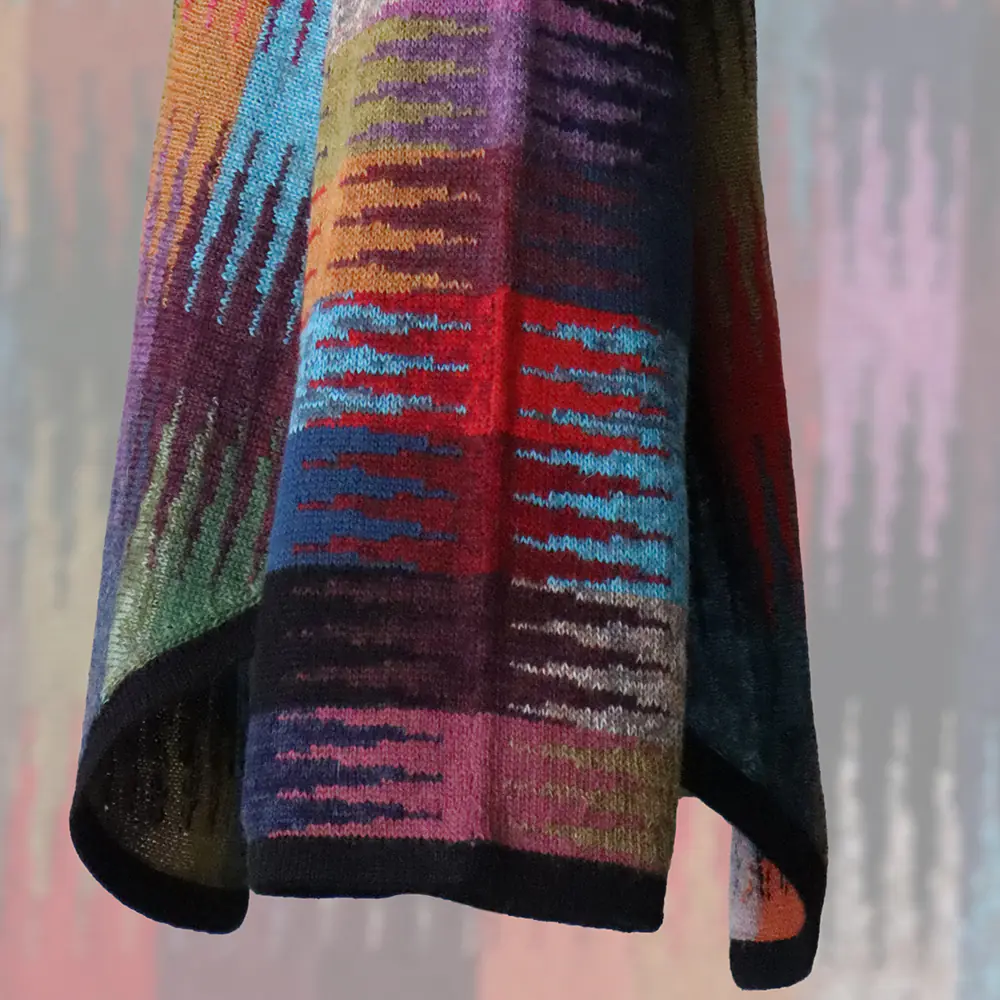 Alpaca sweater, multi color oversized bat wing Sleeve Pullover, Elevated Boho Chic. Made in Peru by PFL knitwear Alpaca sweater, multi color oversized bat wing Sleeve Pullover, Elevated Boho Chic. Made in Peru by PFL knitwear