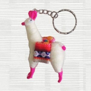 Mini Llama keychains handmade in Peru - Cart Add-on Only -