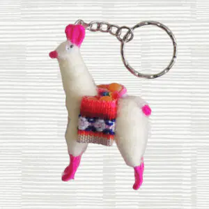 Mini Llama keychains handmade in Peru - Cart Add-on Only -