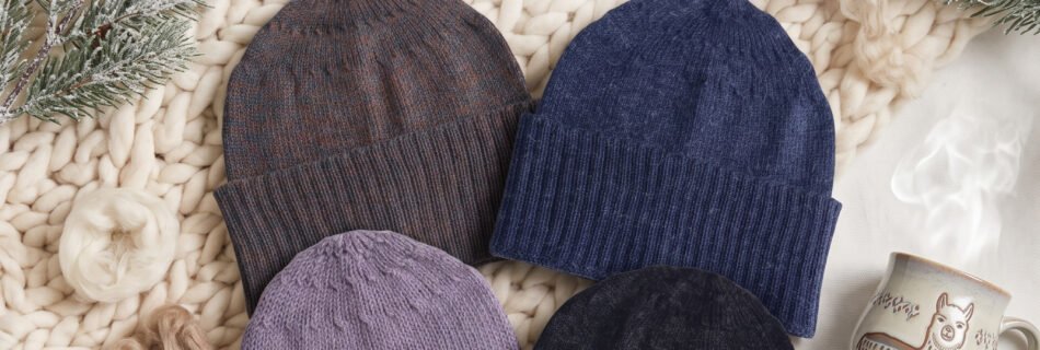 PFLknitwear.com Embrace Winter Comfort: The 100% Baby Alpaca Fisherman Beanie made in Peru