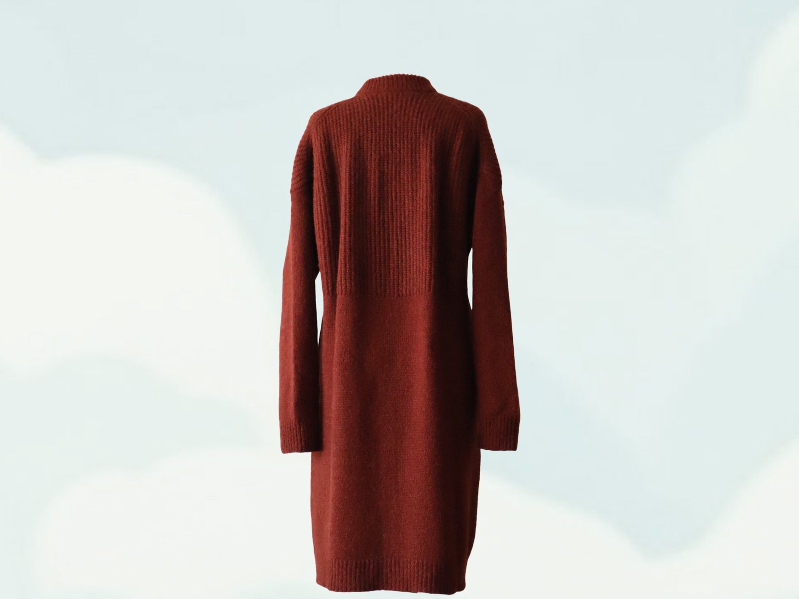 PFLknitwear.com Women's cardigan, luxury cardigan 100 % natural, baby alpaca, kid mohair, mulberry silk blend, color Mahogany brown Made in Peru