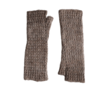 PFLknitwear.com Baby Alpaca fingerless gloves - Wrist Warmers, Natural color taupe. made in Peru PFLknitwear.com Baby Alpaca fingerless gloves - Wrist Warmers, Natural color taupe. made in Peru