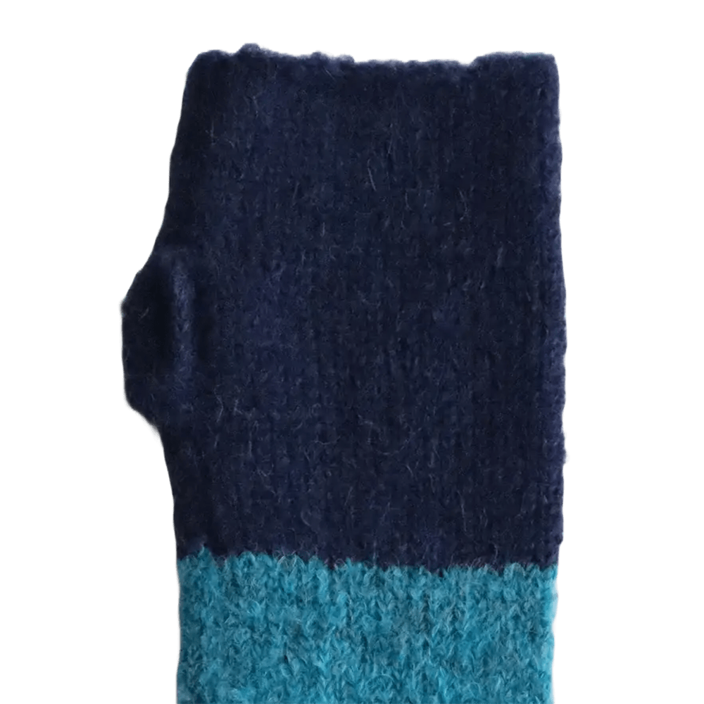 PFLknitwear.com Fingerless Gloves, Soft Brushed, Two-Tone Color Design, Cozy alpaca Hand, Wrist warmers. made in Peru PFLknitwear.com Fingerless Gloves, Soft Brushed, Two-Tone Color Design, Cozy alpaca Hand, Wrist warmers. made in Peru