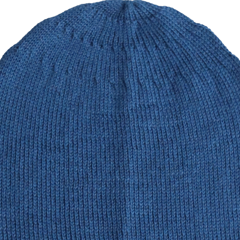 PFLknitwear.com Baby Alpaca Fisherman Beanie, Color Blue Knit, Unisex Soft Warm Winter Hat Made in Peru PFLknitwear.com Baby Alpaca Fisherman Beanie, Color Blue Knit, Unisex Soft Warm Winter Hat Made in Peru