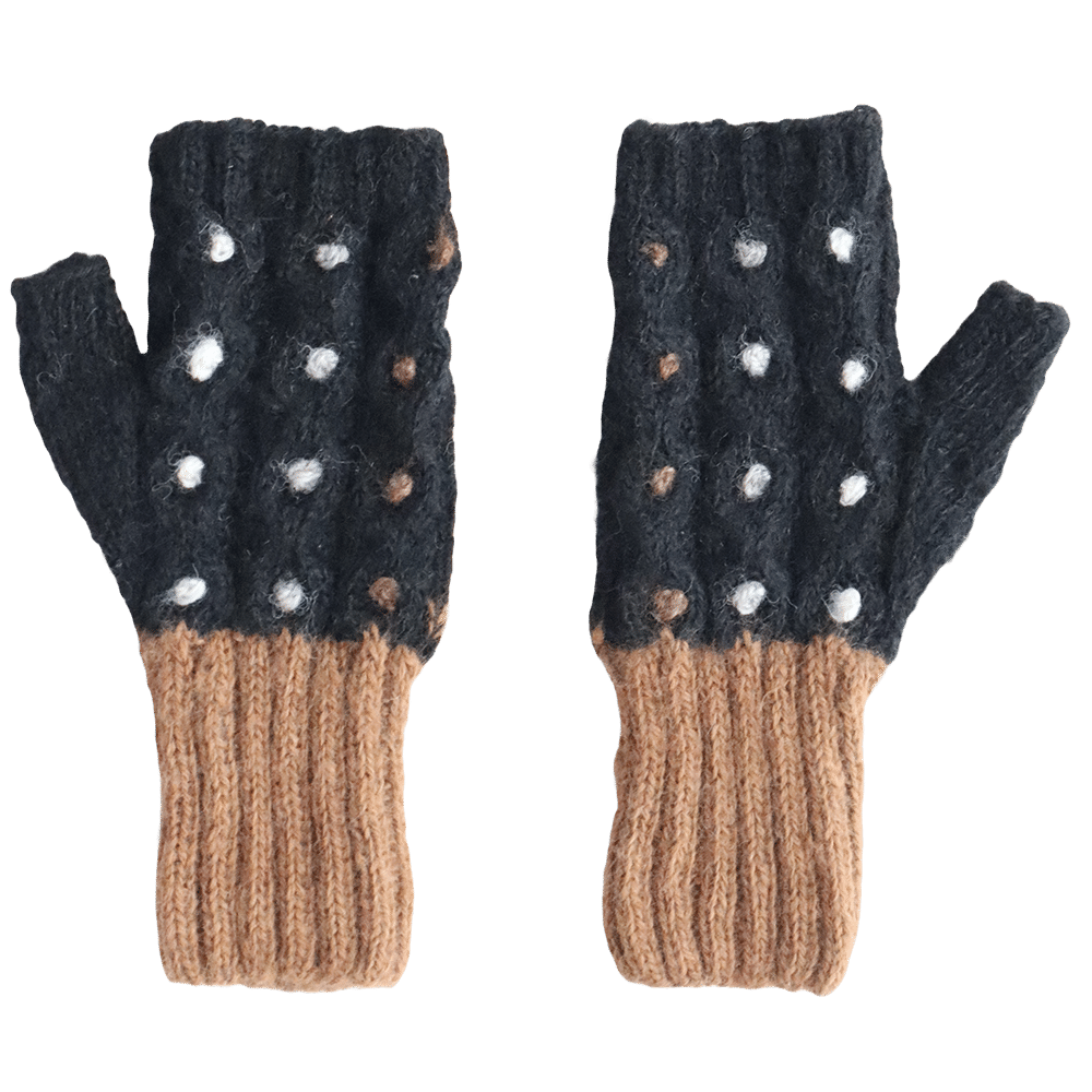 PFLknitwear.com Women's fingerless gloves, wrist warmers, cozy elegance, 100% Alpaca, Natural colors. Made in Peru PFLknitwear.com Women's fingerless gloves, wrist warmers, cozy elegance, 100% Alpaca, Natural colors. Made in Peru